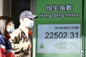 恒指升462點 瑞銀降MSCI香港盈利預測 林鄭不參選地產股個別發展