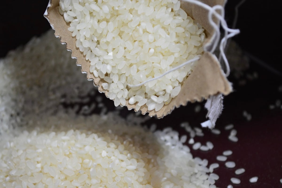 熬粥用到的粳米，外型較一般白米圓和短。（Pixabay）