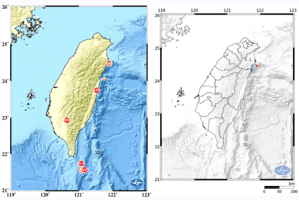 【突發】台灣凌晨發生三連震 最大規模4.8震度4級
