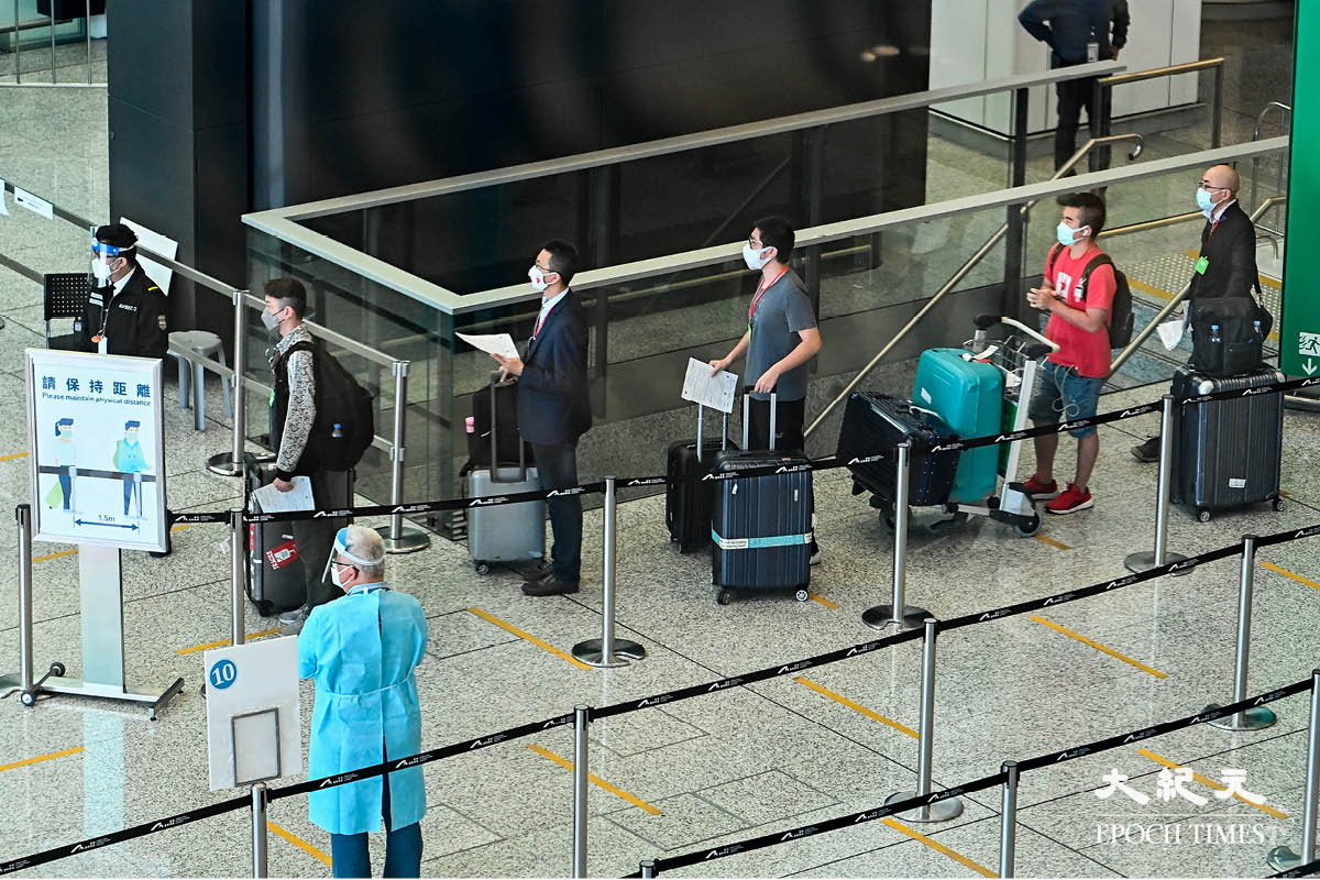 香港旅遊業議會總幹事楊淑芬表示，由於香港周邊城市已經進入免檢疫階段，認為難以吸引國外旅客來港。資料圖片。（宋碧龍/大紀元）