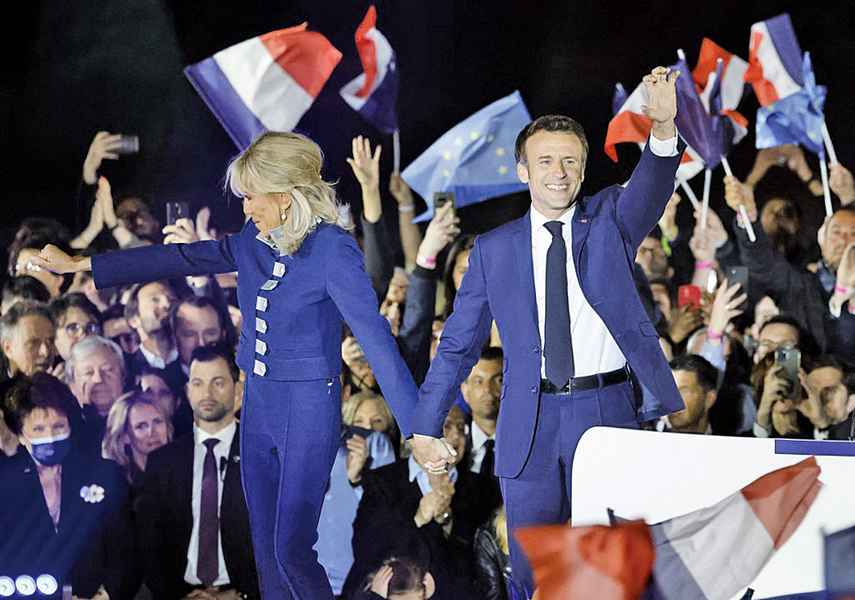 20年來首位連任 馬克龍成功連任法國總統