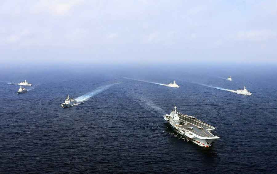 中共遼寧號艦群穿過宮古海峽  日本警戒監視