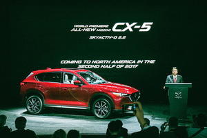 增加柴油引擎第二代Mazda CX-5洛杉磯車展亮相