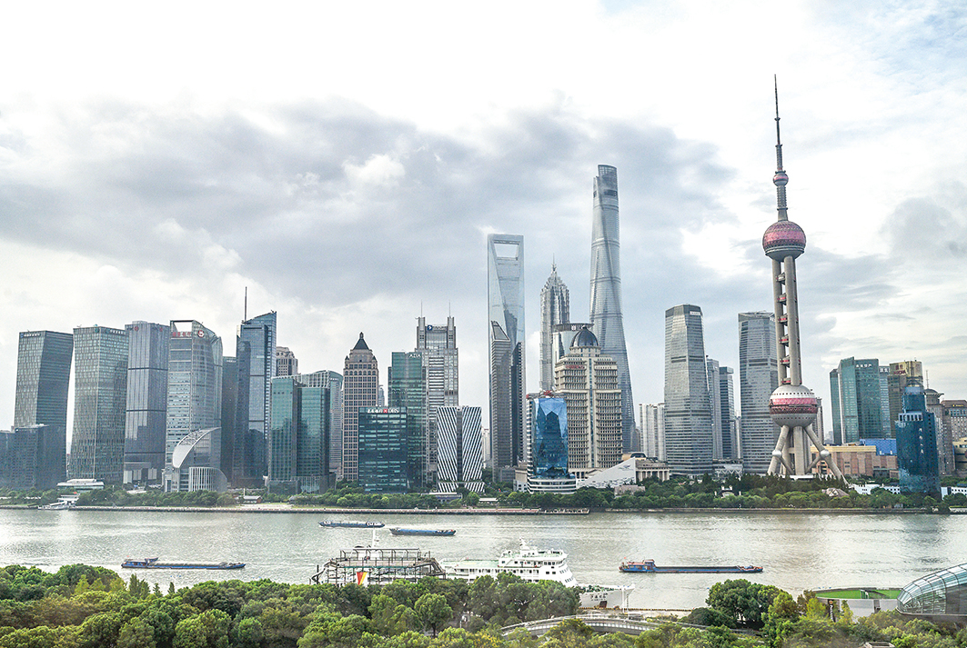 圖為上海黃浦江畔。（Getty Images）