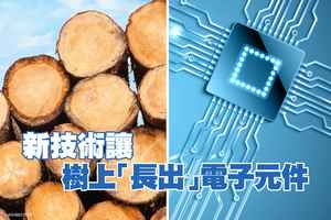 新技術讓樹上長出電子元件