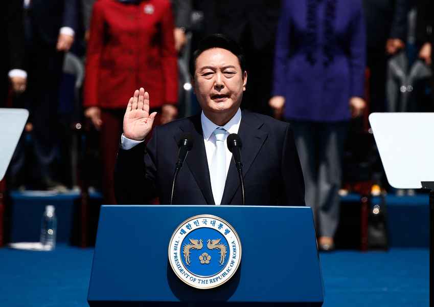 韓新總統正式上任 接見外國使節順序中共排第四