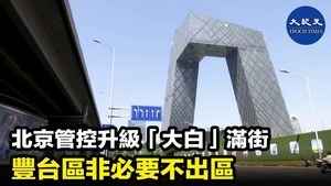 北京管控升級「大白」滿街 豐台區非必要不出區