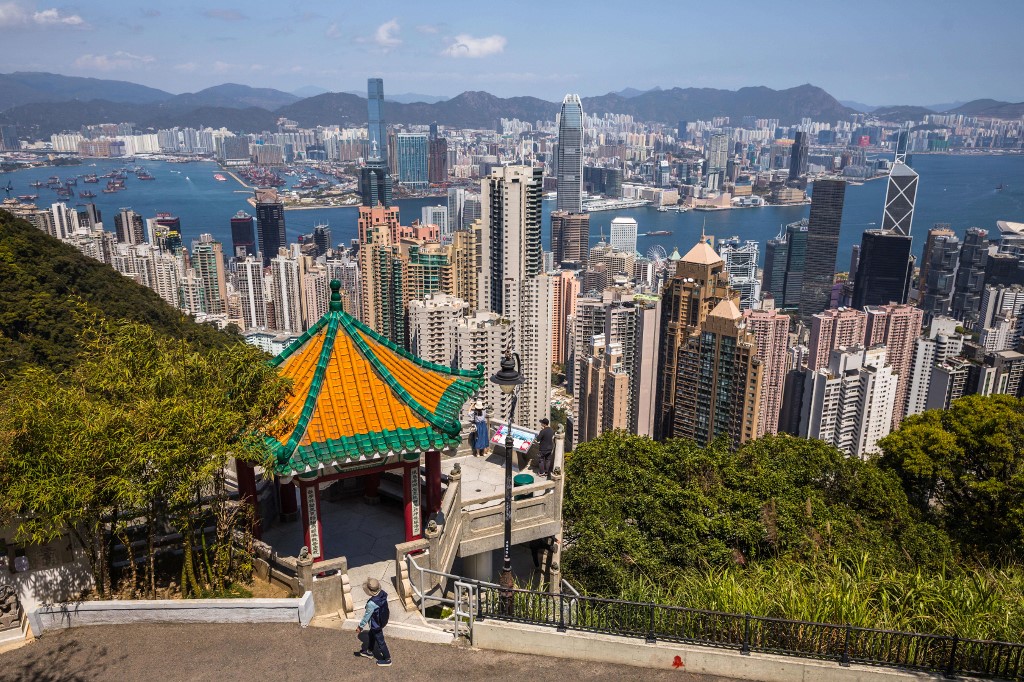 中原城市領先指數CCL今天（20日）公布截至5月15日，香港樓價一周上升0.33%。（DALE DE LA REY / AFP）