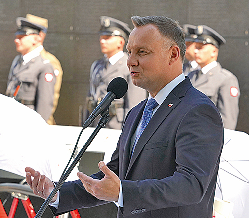 波蘭總統基輔演講 力挺烏克蘭決定自己未來
