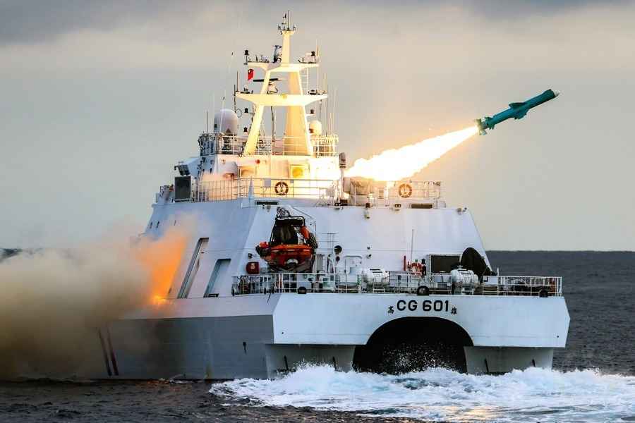 台灣巡邏艦安裝反艦導彈系統 應對中共威脅