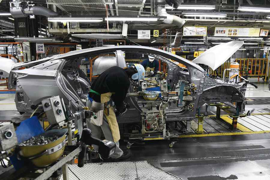 供應鏈斷裂 日本汽車產量驟減