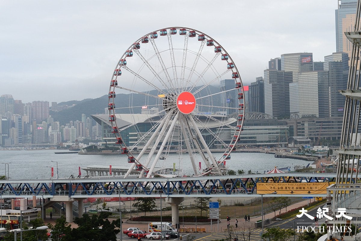 高盛日前發布報告，下調香港今年GDP增長預測至0.3%。（JOHANNES EISELE/AFP/Getty Images）