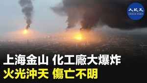 上海金山 化工廠大爆炸 火光沖天 傷亡不明