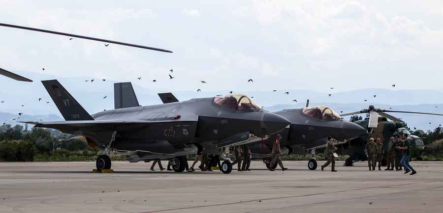 【軍事熱點】攜帶致命導彈的F-35進入北約新設施