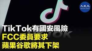 TikTok有國安風險 FCC委員要求蘋果谷歌將其下架