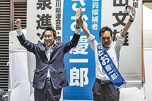 民調：日本執政聯盟有望在參院選舉中獲勝