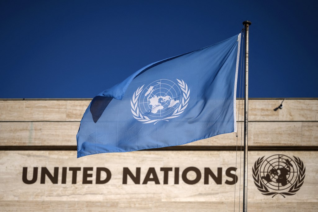 聯合國人權事務委員會。 （FABRICE COFFRINI / AFP）