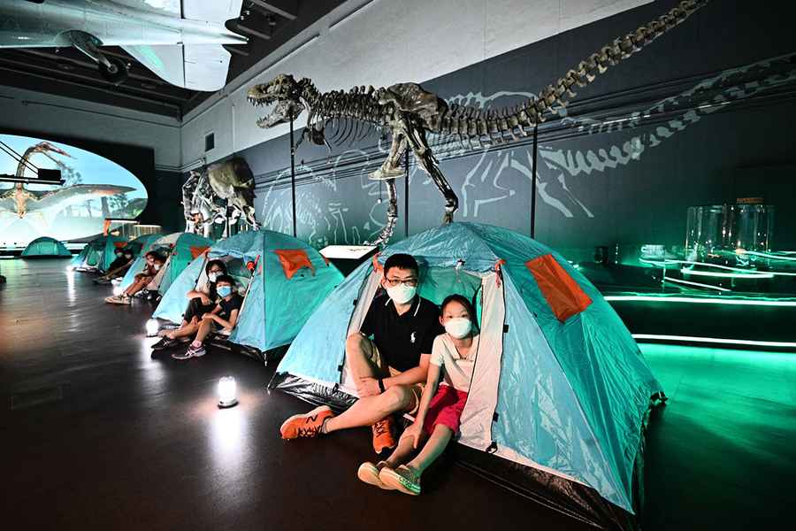 科學館舉辦大型恐龍展 推出「與龍同眠」留宿活動