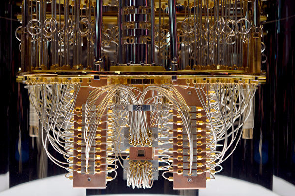 2020年1月，IBM在拉斯維加斯消費電子展上展示的量子電腦。（Shutterstock）