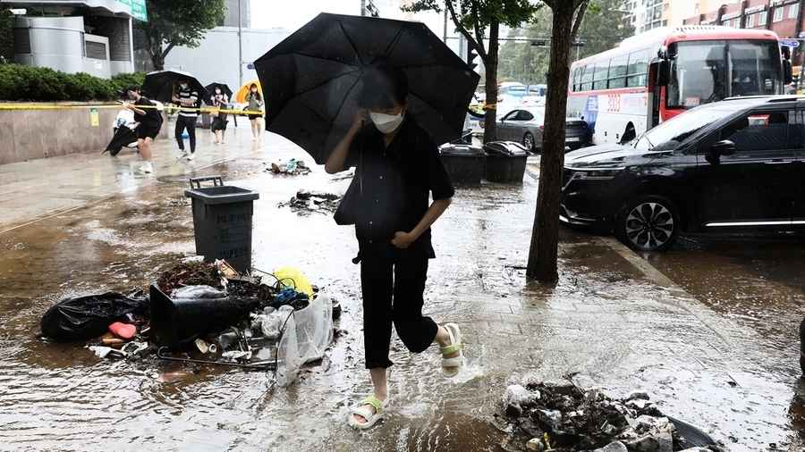 南韓暴雨洪災 至少兩名中國公民遇難