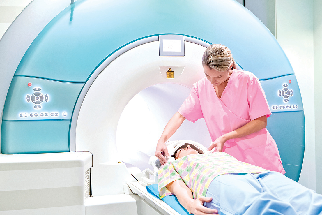 腦部磁力共振掃瞄圖像示意圖。（Shutterstock）