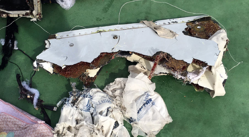 埃及墜海班機遇難者遺體上現爆炸物痕跡