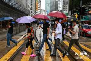 黃雨警告生效 今有驟雨和狂風雷暴