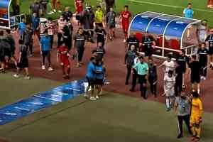 「河南隊與梅州客家隊賽後爆衝突」上熱搜