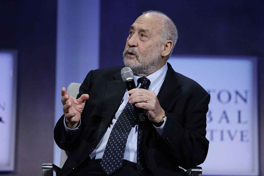 諾貝爾經濟學獎得主斯蒂格利茨（Joseph Stiglitz）資料照。（Joshua LOTT / AFP）