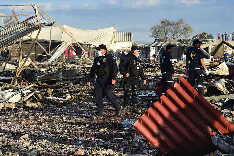 墨西哥煙火市場爆炸 31死72傷