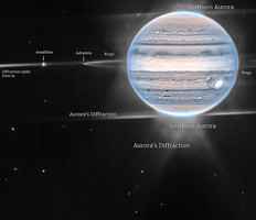NASA發布木星最新紅外光圖像 科學家稱前所未見