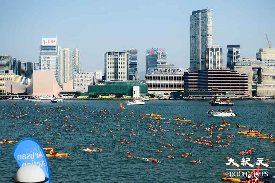 維港泳10.23舉行 名額1,500人 明起可報名