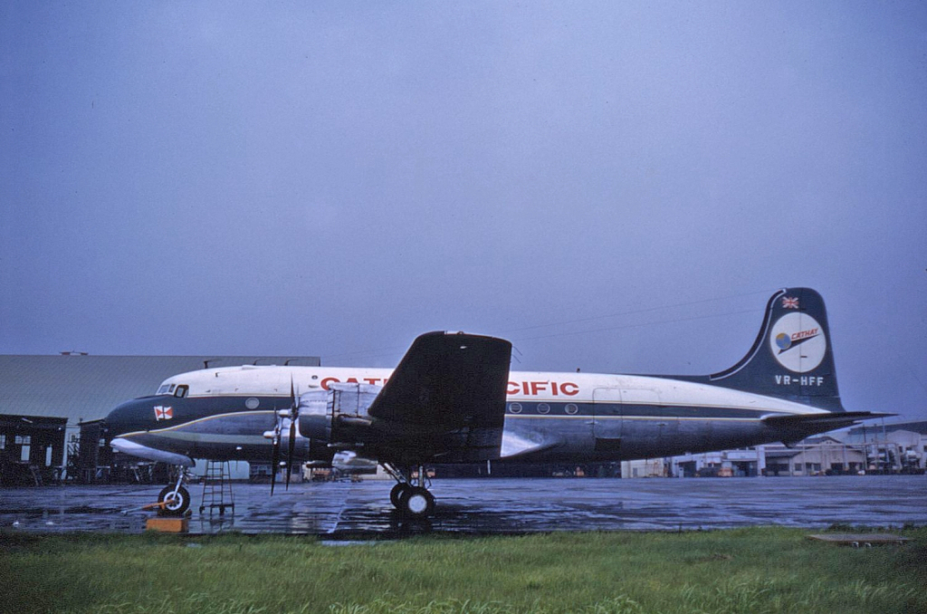 國泰航空DC-4「空中霸王」客機（Skymaster）。（Clinton Groves／GNU Free Documentation License / Wikicommon）