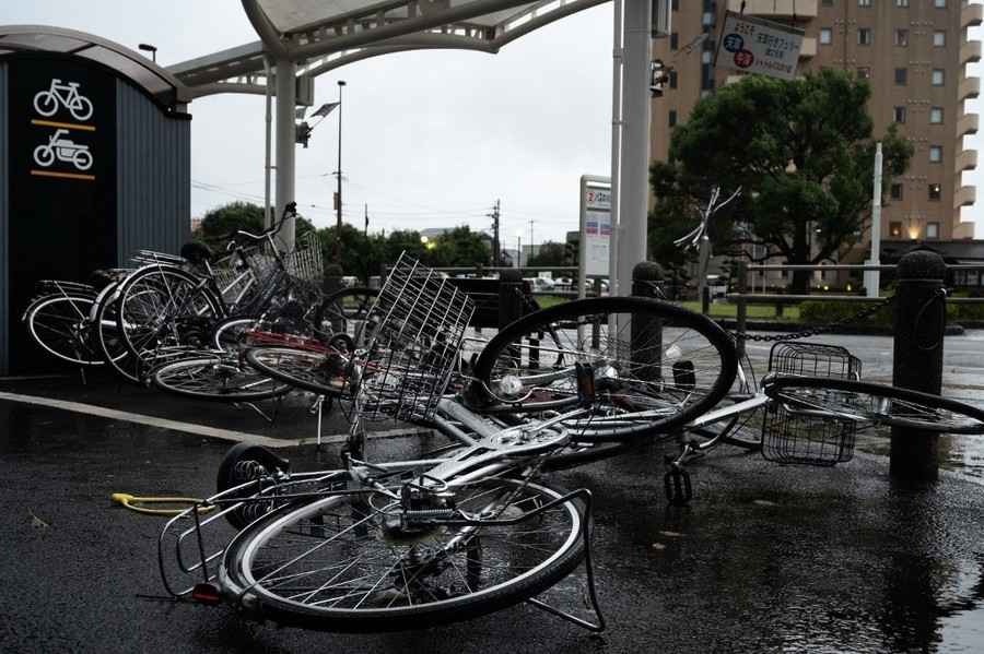 日本遭遇罕見颱風 南瑪都登陸九州至少700萬人需避難 （多圖）