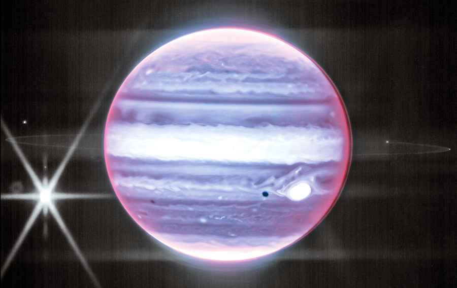 韋伯望遠鏡看到木星也有木星環