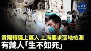 貴陽轉運上萬人 上海要求落地檢測  有藏人「生不如死」
