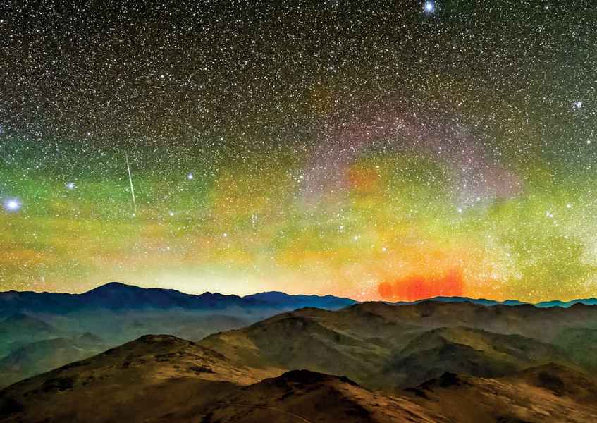 智利阿他加馬沙漠上空現罕見「紅色精靈」