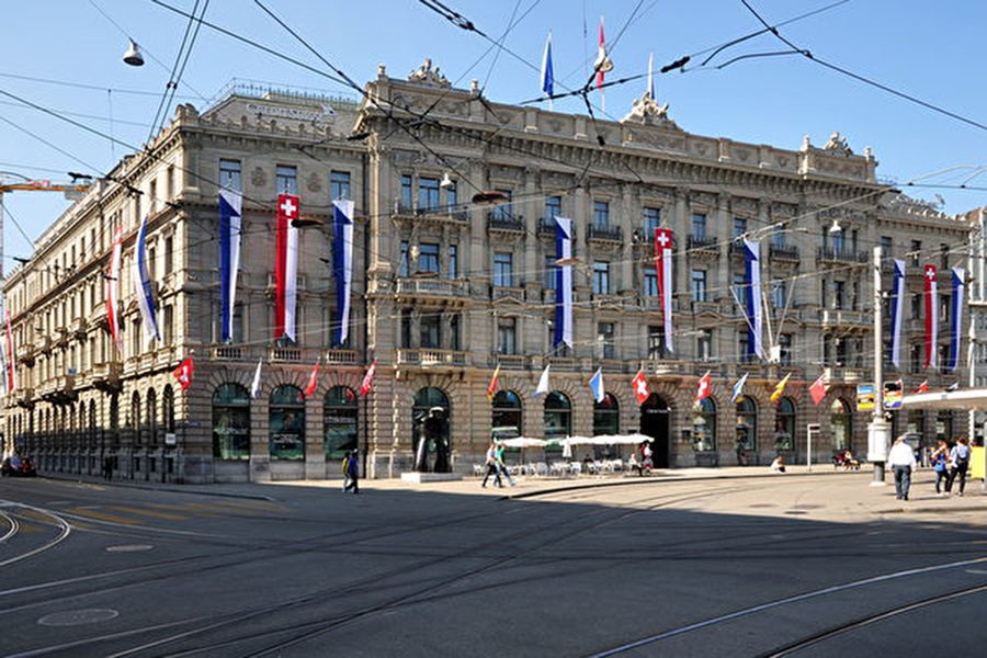 圖為瑞士信貸集團總部。（Roland zh／維基百科）