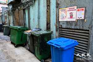 消息指政府本月底試行食肆專用大型垃圾桶 食肆需自行承擔費用