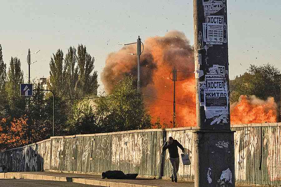 俄羅斯無人機四次襲擊基輔