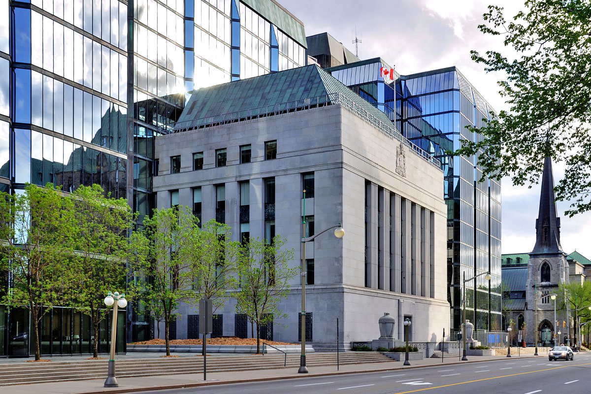 圖為加拿大銀行渥太華總部大樓。(維基百科)