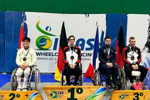 輪椅劍擊U23世錦賽 周朗浩男重個人賽奪銀