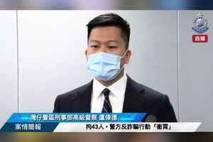 網上騙案｜43人涉網上行騙被捕 最小僅17歲