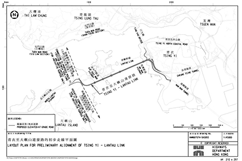 青衣至大嶼山連接路 預計2033年通車