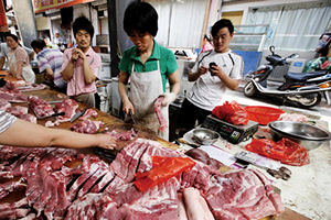 陸開年通貨膨脹豬肉價格上漲