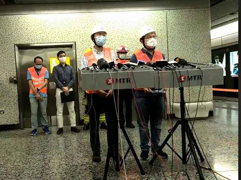 港鐵出軌｜港鐵：涉事列車轉向架偏離路軌  料需較長時間修復