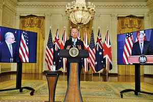 美澳領導人首面晤 談AUKUS議題