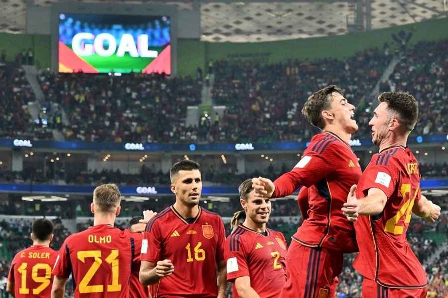 世界盃2022｜西班牙展現強大攻力 7:0大勝哥斯達黎加