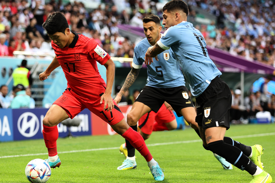 世界盃2022｜南韓烏拉圭對攻之下互無紀錄 0:0打成平手