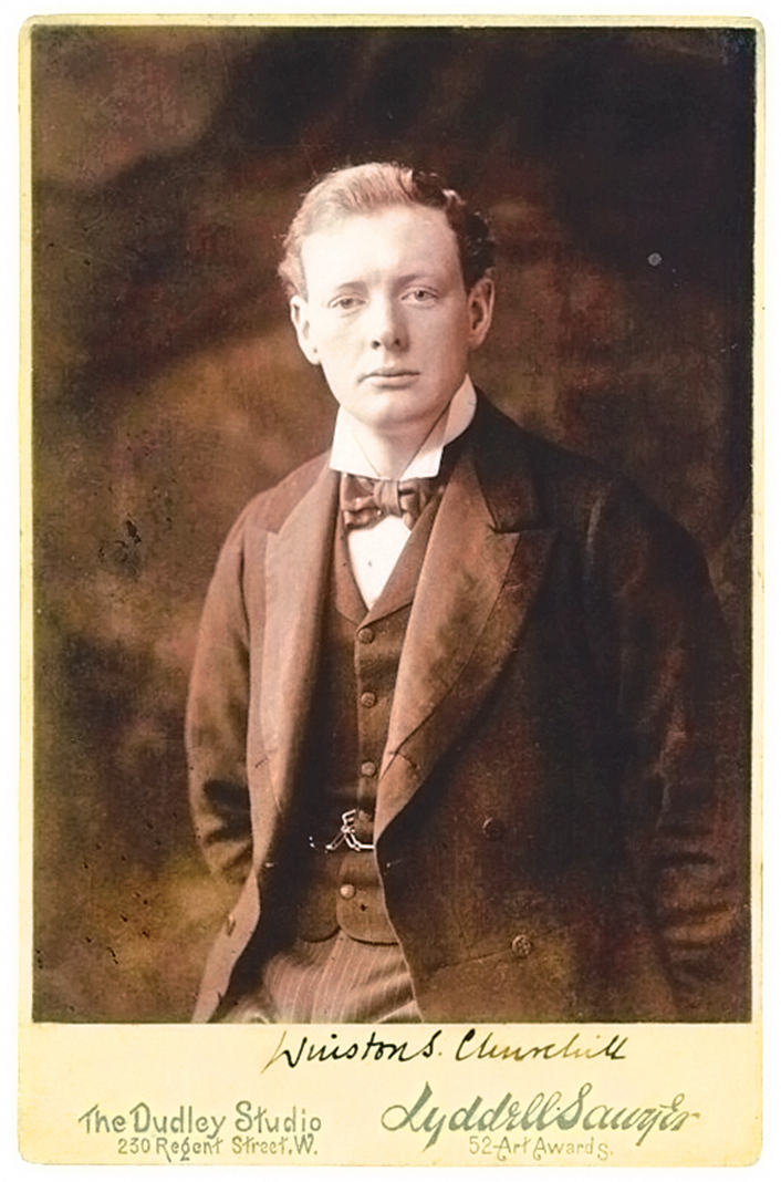1901年，成為國會議員不久後的邱吉爾。（公有領域）